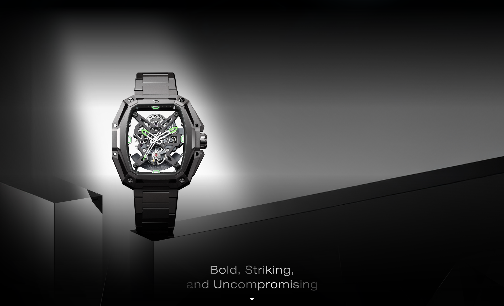 CIGA design Hunter — caseback com calibre CD-07