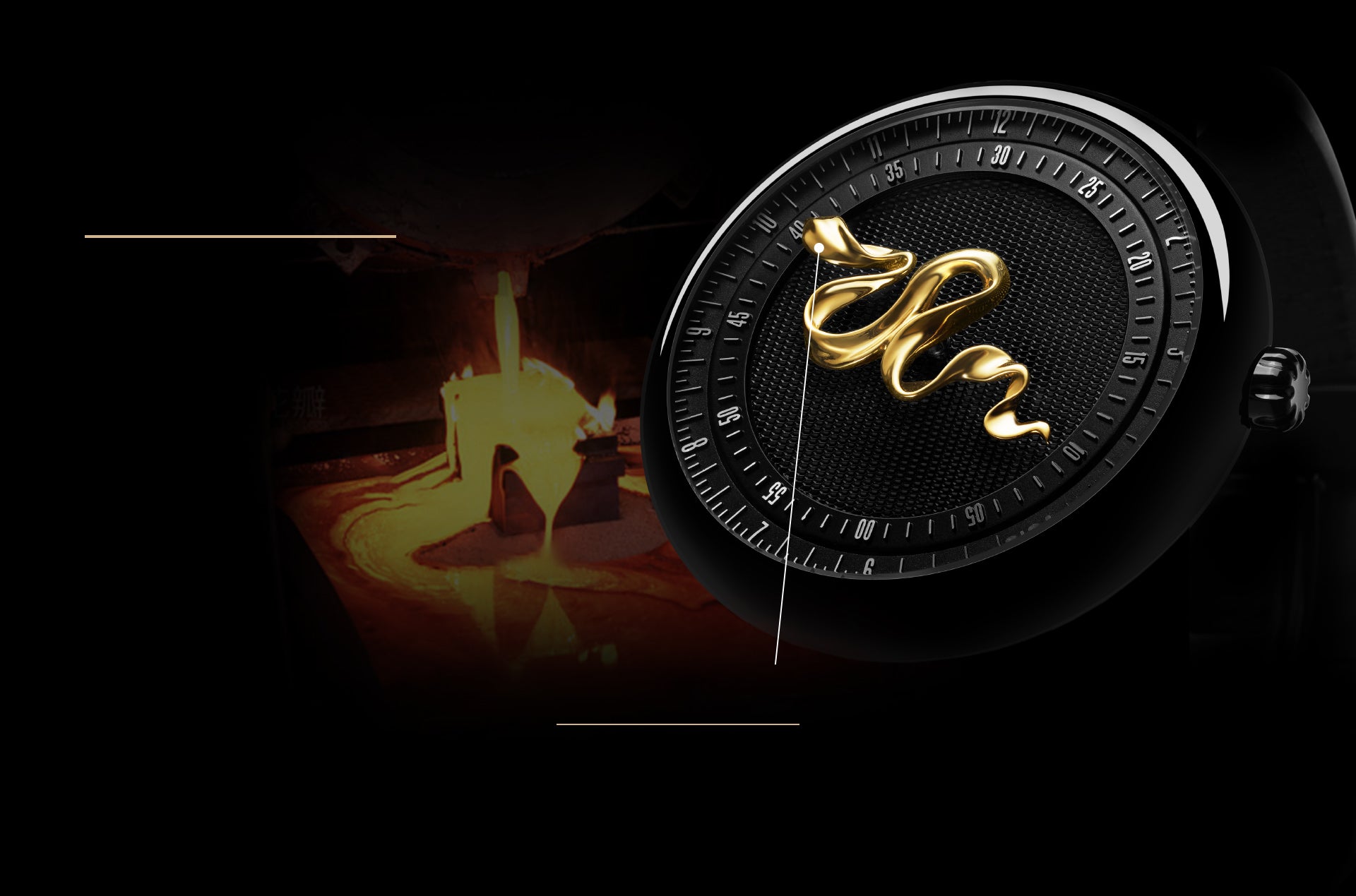 CIGA design Legend of Serpent — caseback